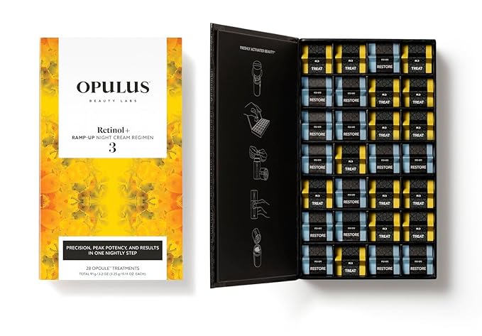 Hydrate & Soothe Beauty Collection Gift Bundle / Starter Kit, Activator with 0.1% Retinol Cream, Ramp-Up Regimen 3 & RHR Overnight Mask, Skin Care Routine, For All Skin Type-GlimoraGlow