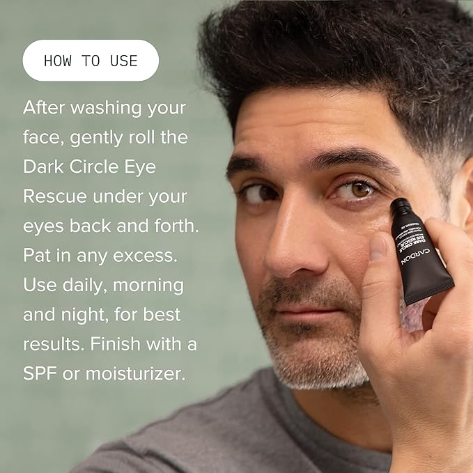 Cardon | Dark Circle Rescue for Men and Women | Under Eye Roller Eye Stick Massager for Puffy Eyes, Dark Circles, Bags, Wrinkles | Made with Peptides, Niacinamide, Hyaluronic Acid-GlimoraGlow