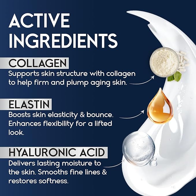 Neck Creams for Tightening and Firming Sagging Skin - Skin Tightening Cream for Face - Decollete & Chest, Under Chin Firming for Older Women - Neck Wrinkles Treatment with Collagen & Hyaluronic Acid-GlimoraGlow