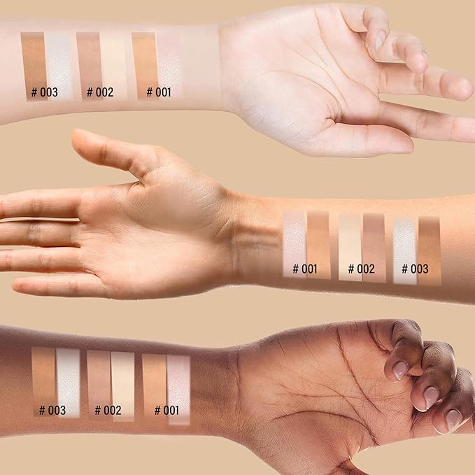 2 in 1 Cream Bronzer and Highlighter Stick,Cream Dual-Ended Highlight Contour Stick,Long Lasting & Waterproof Face Brighten Make up Pen-GlimoraGlow