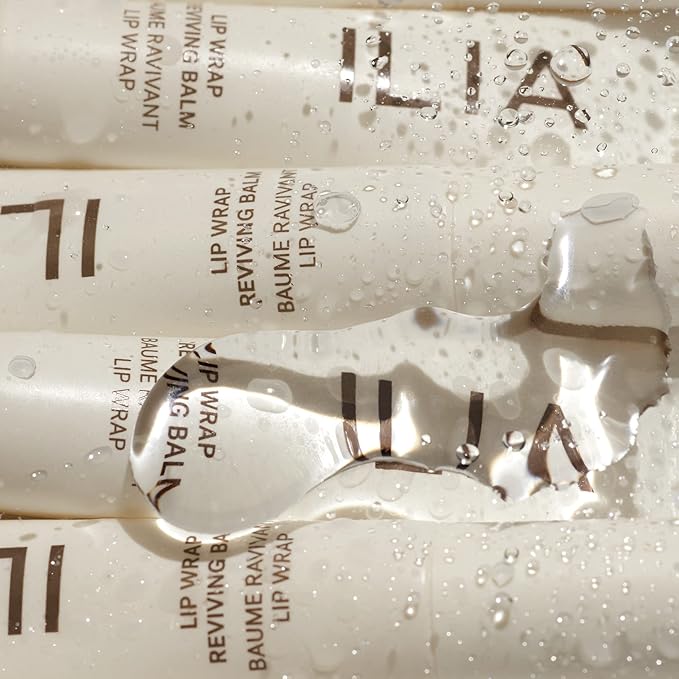 ILIA - Lip Wrap Reviving Balm | Non-Toxic, Vegan, Cruelty-Free, Plumping Moisturizer with Long Lasting Hydration (Lucid, 0.23 fl oz | 7 ml)-GlimoraGlow
