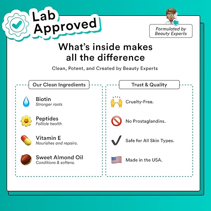 nuorganic 'Cosmic Brow' Eyebrow Serum for Growth | Natural Eye Brow Serum for Thicker, Longer, More Defined Brows | 4 Months Supply XL Size | Cruelty Free, Made in USA-GlimoraGlow