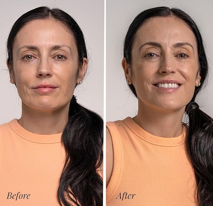 Jerome Alexander My Color Self Adjusting Full Coverage Foundation Makeup with Kabuki Brush (Medium)-GlimoraGlow