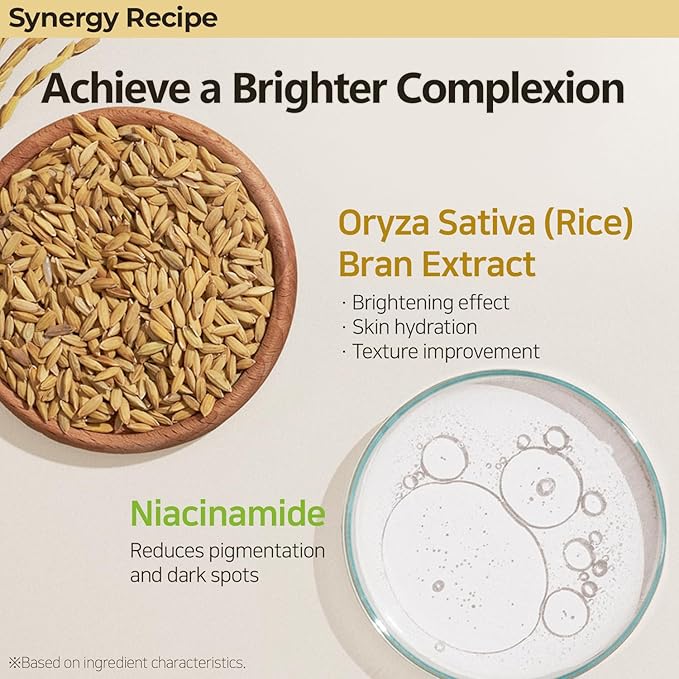 Rice Mask Cleanser 6.76 fl oz - Glow-Boosting & Hydrating Face Wash with Jeju Rice & Natto Gum, Gentle Exfoliating Daily Foam Cleanser, Deep Pore Cleansing, Non-Irritating- Korean Skin Care-GlimoraGlow