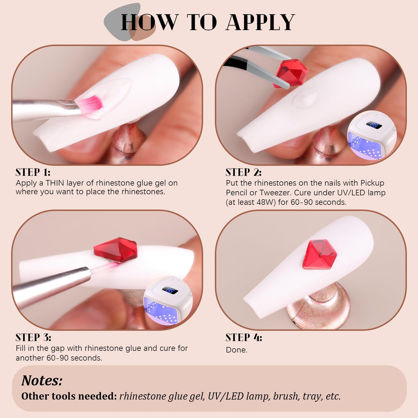 1680Pcs Red Glass Nail Rhinestones 180Pcs Multi Shapes Flatback Nail Gems + 1500Pcs 1.5-4mm Round Crystal, Manicure Nail Charms Diamond Gemstones for Acrylic Nails Decoration-GlimoraGlow