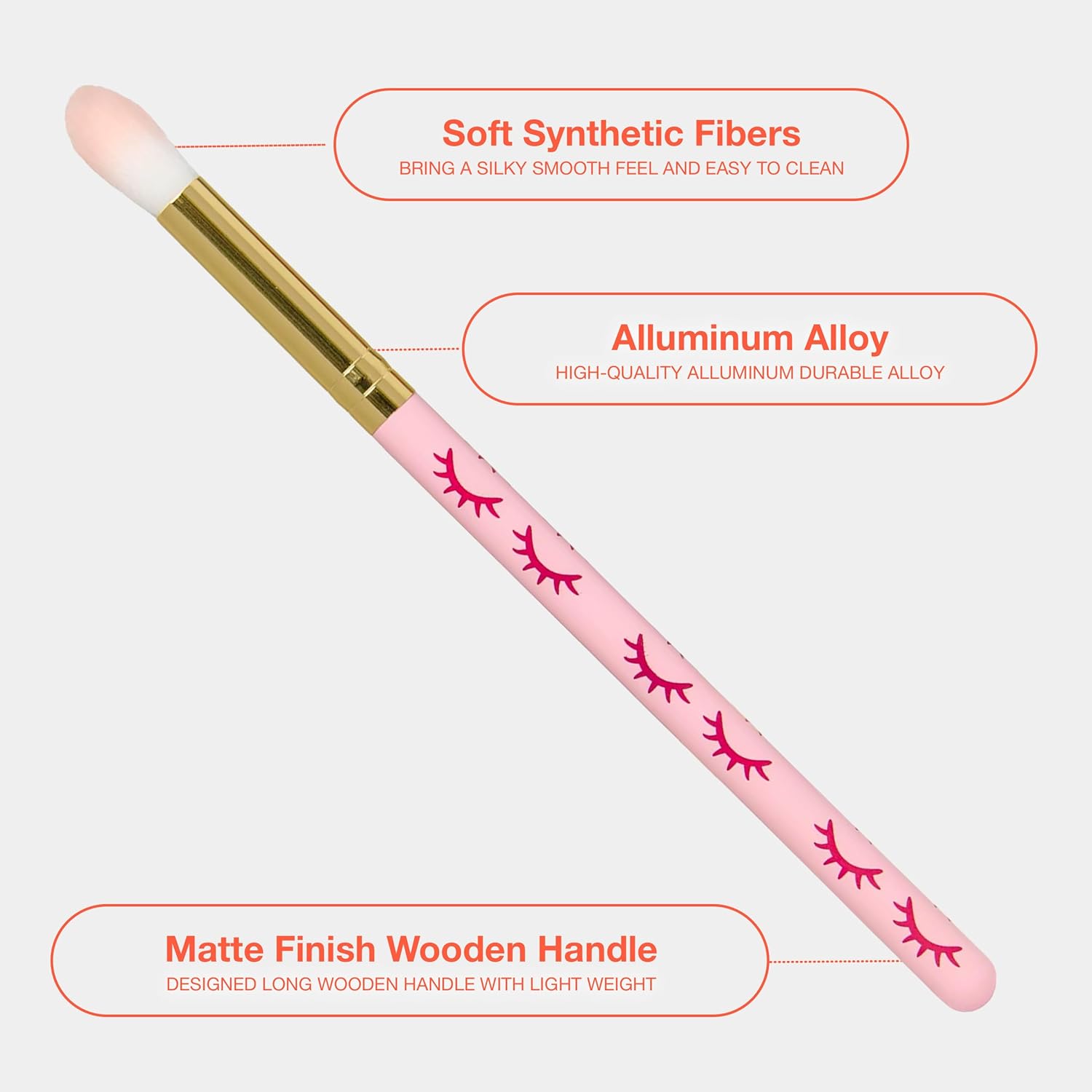 CURACORO Lash Shampoo Brushes Set, Eyelash Cleansing Brush For Cleansing Eyelash Extension, Soft and Comfortable Facial Makeup Remover Tools (Pink, Pack of 10)-GlimoraGlow