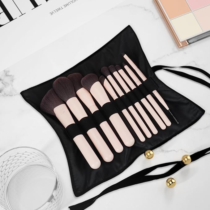 Makeup Brushes 10Pcs Professional Makeup Brush Set Foundation Contour Concealer Blush Highlight Powder Blending Eye Shadow Brush-GlimoraGlow