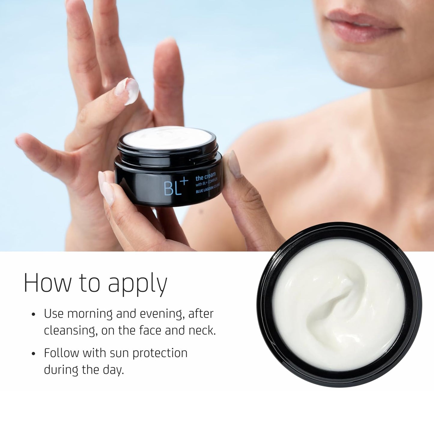 Blue Lagoon - BL+ The Cream Whipped Facial Moisturizer | Sustainable, Bioactive Luxury Skincare (Mini, 0.5 oz | 15 ml)-GlimoraGlow