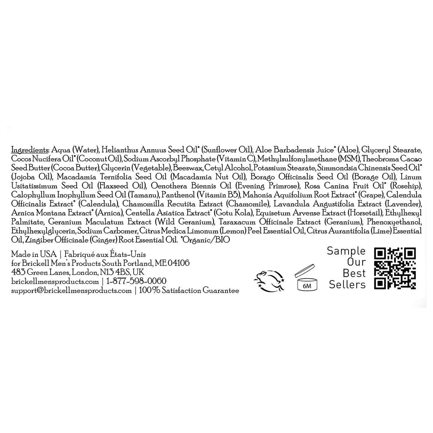 Brickell Men's Products Resurfacing Anti-Aging Face Cream For Men, Natural and Organic Face Moisturizer, Vitamin C Cream For Wrinkles, 2 Ounce, Scented-GlimoraGlow