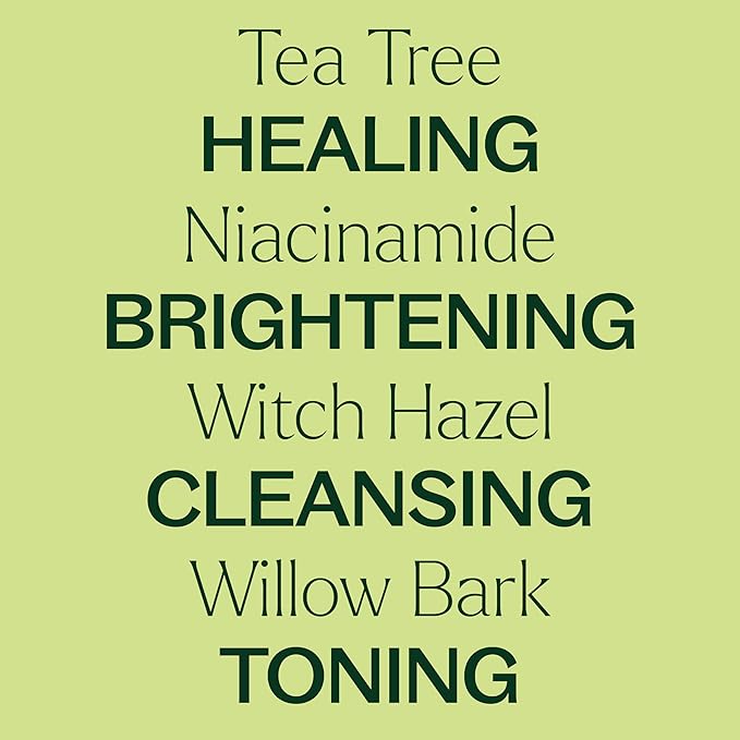 Plant Therapy Tea Tree with Niacinamide Facial Serum 1 oz with Tea Tree Essential Oil, Witch Hazel, and Willow Bark, Excellent for Problem Skin While Creating Healthy, Clear Skin-GlimoraGlow