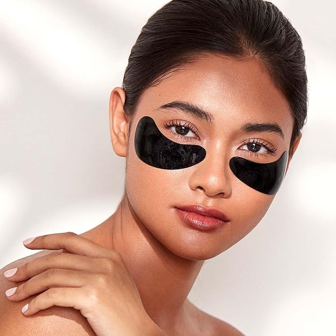 111SKIN Black Diamond Eye Mask, Hydrating Under Eye Patches for Dark Circles with Retinol, Hyaluronic Acid & Niacinamide, Helps Lift & Firm the Appearance of Fine Lines & Undereye Area, 8 Pairs-GlimoraGlow