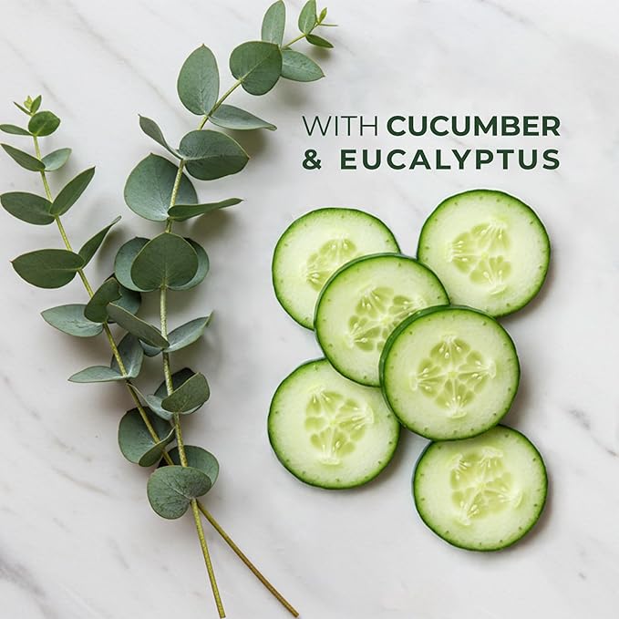 Body Lotion, Cucumber & Eucalyptus – Hydrating & Softening Moisturizer with Shea & Cocoa Butter, Vegan & Cruelty-Free, 16.9 Oz-GlimoraGlow
