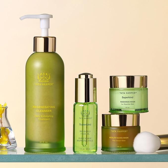 Tata Harper Superkind Radiance Mask, Gentle Glow Mask for Sensitive Skin, Skin Barrier Support, Hypoallergenic Skincare, Fragrance Free, Natural Skincare, Dermatologist Tested, Vegan, 30ml-GlimoraGlow