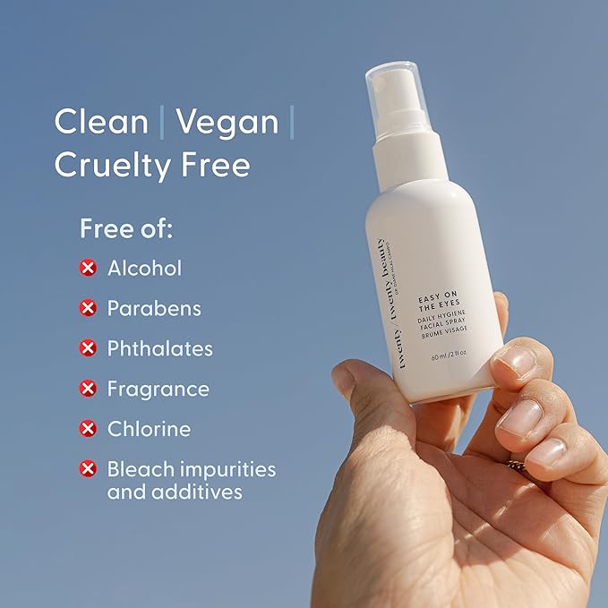 twenty/twenty Easy On The Eyes – 0.02% Hypochlorous Acid Spray to Cleanse Eyelashes – Reduce Eyelid Irritation – Safe for Sensitive Skin – Ophthalmologist Developed–Vegan, Clean Ingredients – 60ml-GlimoraGlow