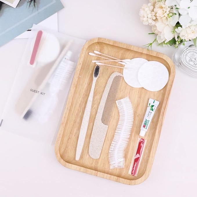 Hygiene Kit, Hygiene Kit Bulk, Travel Hygiene Kit With Toothbrush, Toothpaste, Care Package, Comb, Shower Cap, Individually Packed, Suitable For Hotel, Home, Camping, Travel (100-PACK)-GlimoraGlow