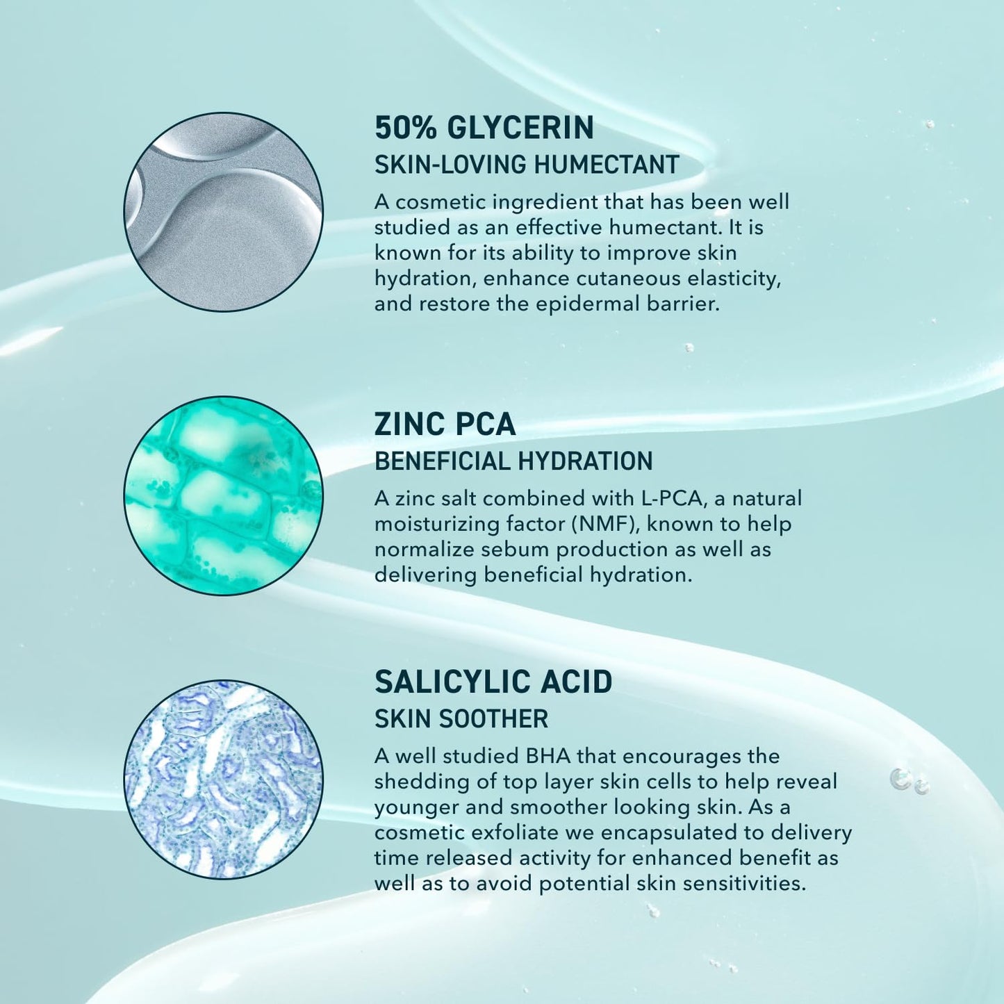 Skin Gleanser SA, Moisturizing Glycerin Face Wash,1% Salicylic Acid Face Cleanser, Unscented and Combination Skin Face Soap, 13.5 ounce (each) Pump Bottles - 6.75 fluid ounce (Pack of 2)-GlimoraGlow