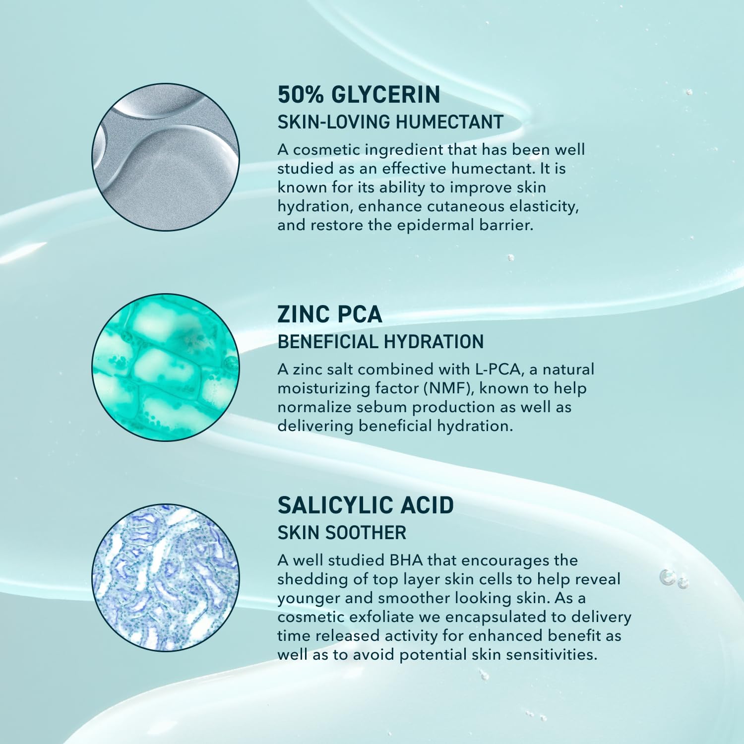 Skin Gleanser SA, Moisturizing Glycerin Face Wash,1% Salicylic Acid Face Cleanser, Unscented and Combination Skin Face Soap, 13.5 ounce (each) Pump Bottles - 6.75 fluid ounce (Pack of 2)-GlimoraGlow