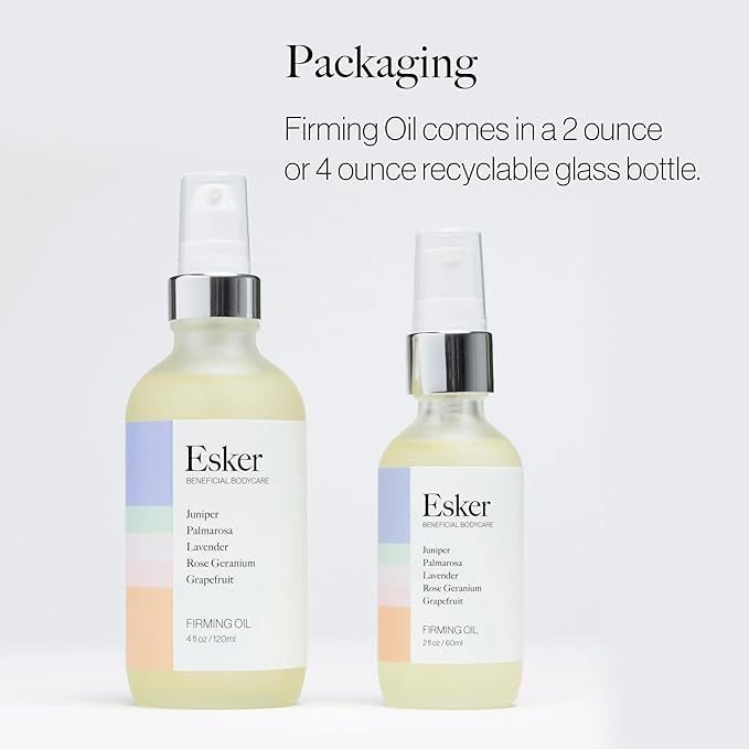 ESKER Beauty Firming Body Oil | (4 oz) | Plant-Based Serum Firms and Tightens Skin | Clean Beauty-GlimoraGlow
