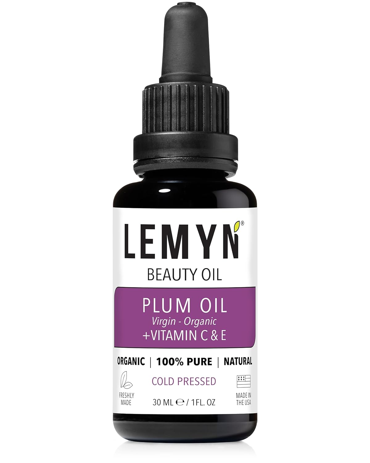 Plum Kernel Face Oil |Supercharged with Vitamin C & E | Freshly Made | Luxurious Hydration & Glow | Organic & Natural | Handcrafted Freshness from Santa Barbara, CA-GlimoraGlow