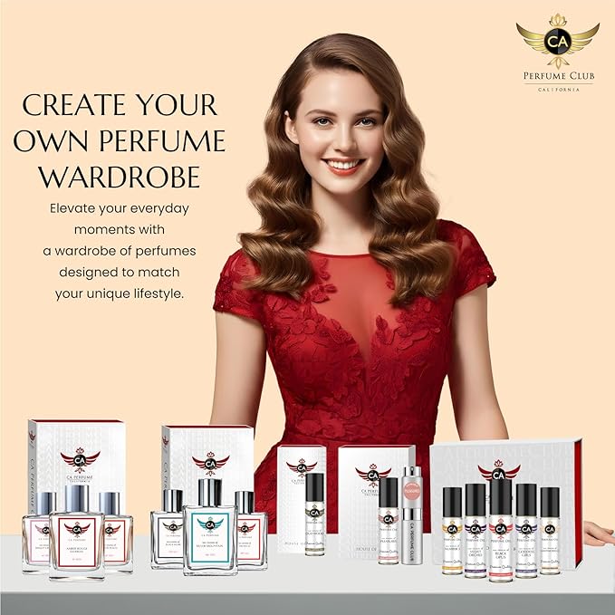 CA Perfume Impression of Happy Women Fragrance Body Oil Dupes Attar Roll-On 0.3 Fl Oz/10ml-GlimoraGlow