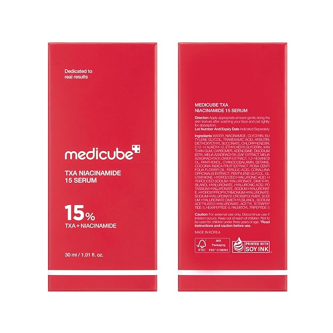 medicube TXA+Niacinamide 15% Glow Facial Serum for After Spot Care | All-in-One Daily Korean Skincare | Uneven Skin Tone, Texture, and Hydration Care | High-Potency Tranexamic Acid 5% | 1.01 fl.oz-GlimoraGlow