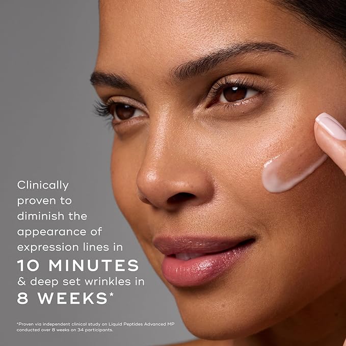 Medik8 Liquid Peptides Advanced MP - Peptide Serum - Face Serum for Wrinkle Reduction - Hydrating and Supports Collagen, Hyaluronic Acid - 1 oz-GlimoraGlow