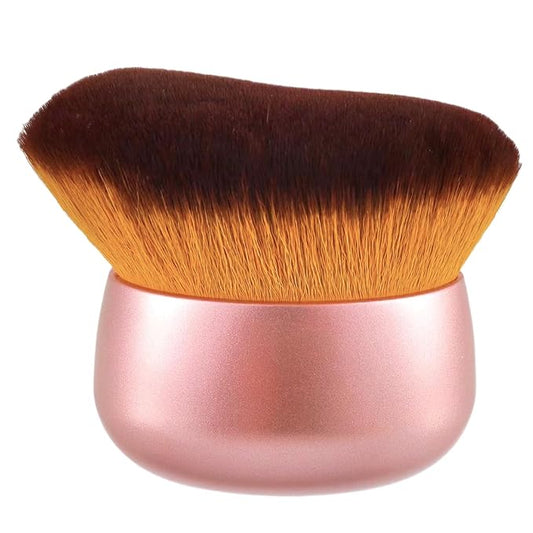 Blend & Blur 75mm Body Kabuki Brush - For Self Tanner, Body Bronzer & Foundation | Face/Back Multitool | Wet/Dry Use (Rose Gold)-GlimoraGlow