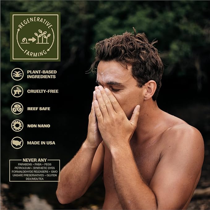 Thrive Natural Care Reef Safe Sunscreen SPF50 - Hawaii 104 Reef Act Compliant - Mineral Sunscreen Non-Nano Zinc Oxide - Vegan, (5.8 Oz (Pack of 3))-GlimoraGlow