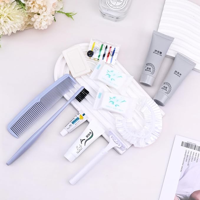 Hygiene Kit, Hygiene Kit Bulk, The Travel Hygiene Kit Is Fully Equipped, Individually Packed, Easy To Carry, Convenience Kits Suitable For Hotel, Home, Camping, Travel (PACK-25)-GlimoraGlow