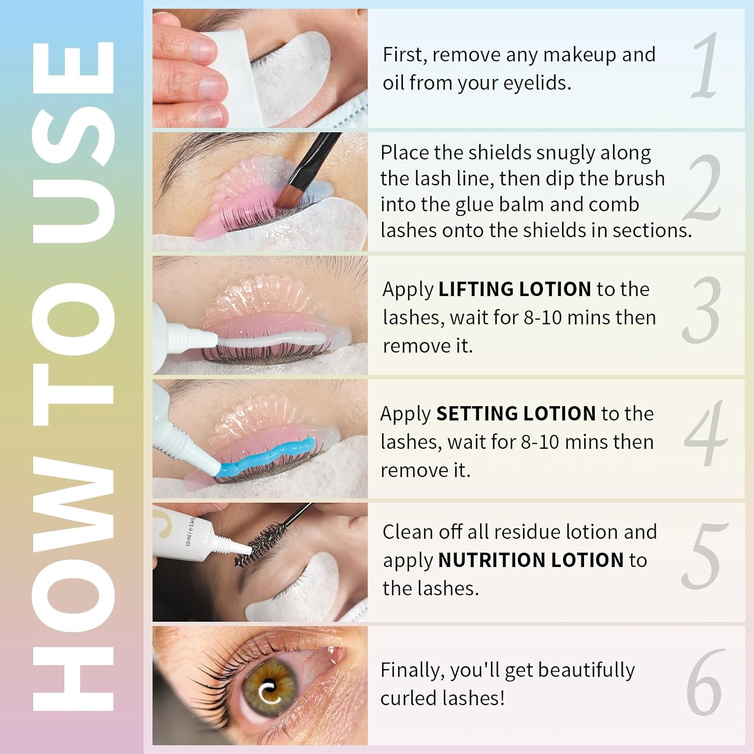 Libeauty Tube Design Lash Lift Kit with Glue Balm, Brow Lamination Kit, Easy to Apply for Salon and Beginner-GlimoraGlow