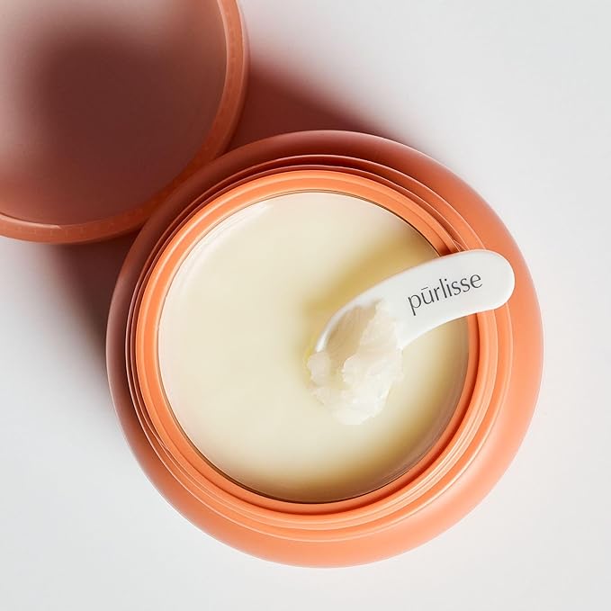 pūrlisse Pumpkin Chai Latte Cleansing Balm - Hydrating Facial Cleanser Enriched with Pumpkin, Chai & Soy Milk - Makeup Remover Balm & Gentle Face Wash for Women & Men (3.4 oz)-GlimoraGlow