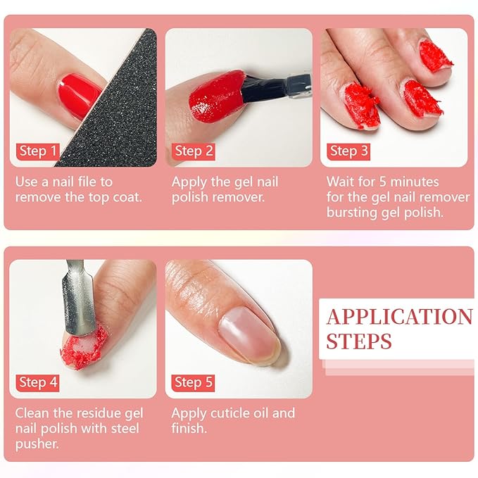 JODSONE 15ML Gel Nail Remover No Need Soaking or Wrapping Gel Remover for Nails 3-5 Minutes Easy And Quick-GlimoraGlow