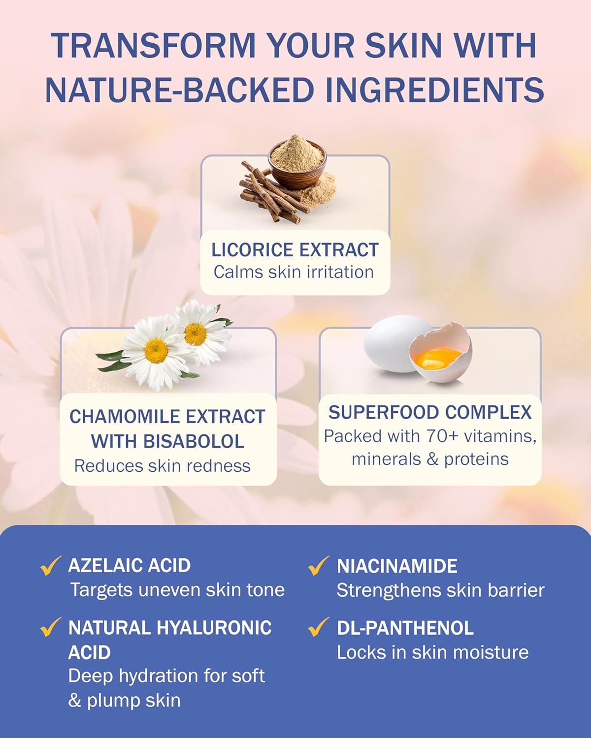 Rosacea Treatment Skincare for Women & Men - Face Wash, Rosacea Cream & Face Serum, Moisturizer Redness Reducing Skin Care with Aloe Vera, Hyaluronic Acid & Fruit Extracts, Made in USA by e70-GlimoraGlow