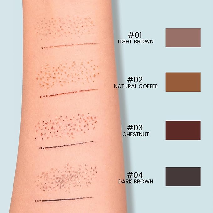 2-in-1 Dual Ended Microblading Freckle Pen & Freckle Stamp,Waterproof Freckle Stamp & Precise 15°Tip for Natural Lifelike Freckle Makeup,Perfect Make up,Last 24Hrs.-GlimoraGlow