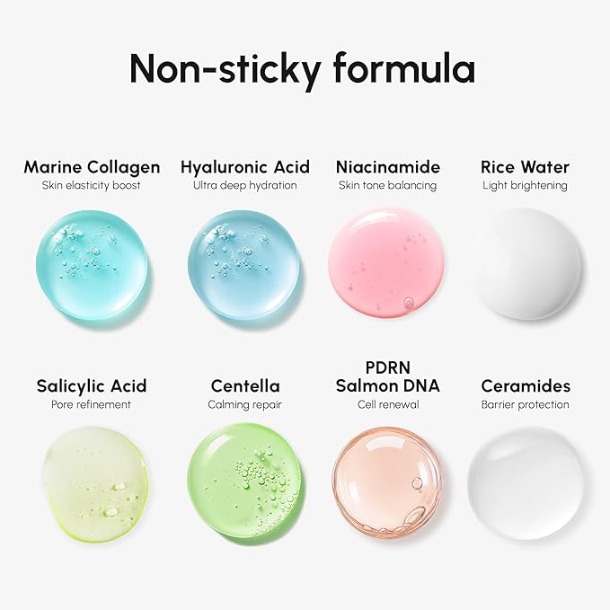 MAREE Hydrating Milky Toner for Face - Rice Toner with Niacinamide & Collagen - Skin Barrier Repair Hydrating Toners for Face - Milk Toners Essence - PDRN, Hyaluronic Acid, Ceramides - Tonico Facial-GlimoraGlow