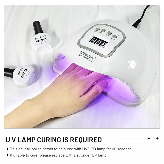 JODSONE 2Pcs 10ml Builder Gel Set, Clear Gel Nail Strengthener for Thickening, Nail Extension, Apex Building, Repairing Broken Nails, Long Lasting DIY Nail Art Gift for Women-GlimoraGlow