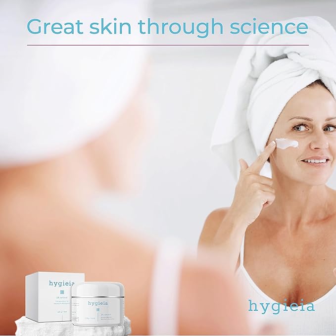 Hygieia + Encapsulated 2% Retinol Cream, 4oz – Liposomal Anti-Wrinkle Cream for Face, Neck & Body – Fast & Deep Cellular Absorption – Day or Night Cream for Firming, Lifting & Repairing Aging Skin-GlimoraGlow