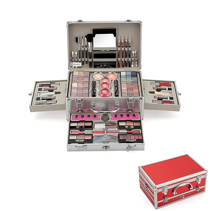102 Colors Professional make up set, All in one makeup kit for women full kit, Cosmetics teenagers, Makeup palette-GlimoraGlow