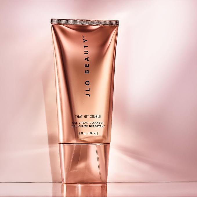 JLO Beauty That Hit Single Face Wash Cream, Antioxidant Rich Gel Cleanser & Makeup Remover Skin Care Formula Gentle Pore Cleansing Daily Facial Cleanser to Support Smooth, Radiant Skin, 5 Oz-GlimoraGlow