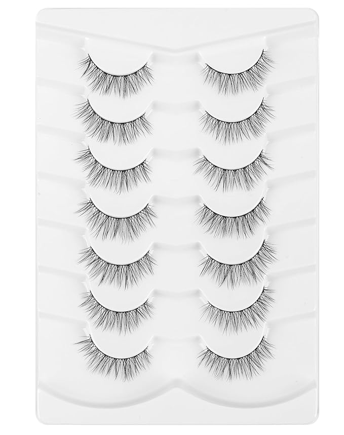 Natural Lashes Natural Eyelashes Short Eyelashes Natural Look False Eyelashes Wispy Eye Lashes Small Lashes Fake Lashes K28-GlimoraGlow