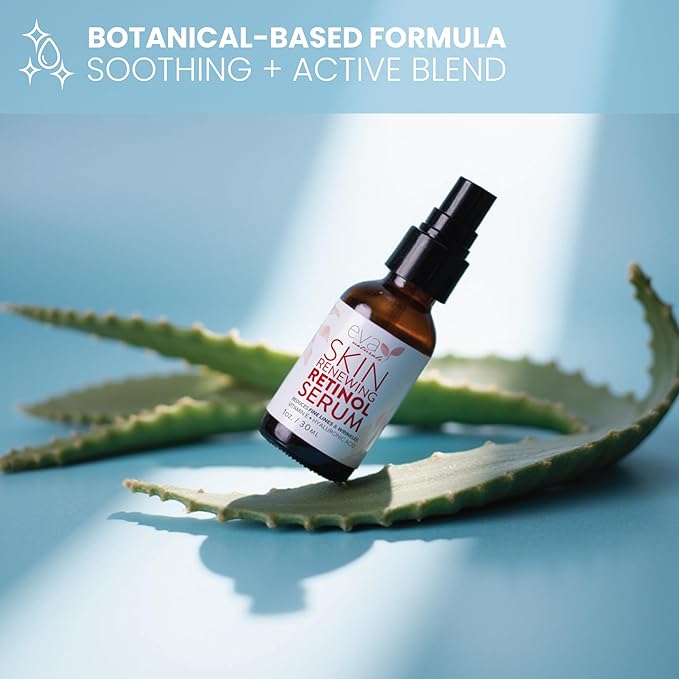 Retinol Serum for Face with Hyaluronic Acid & Vitamin E - For Anti-Aging, Fine Lines, Wrinkles, Resurfacing, Acne Marks and Scars, Skin Brightening, Dark Spot Correction Night Serum - 1oz-GlimoraGlow