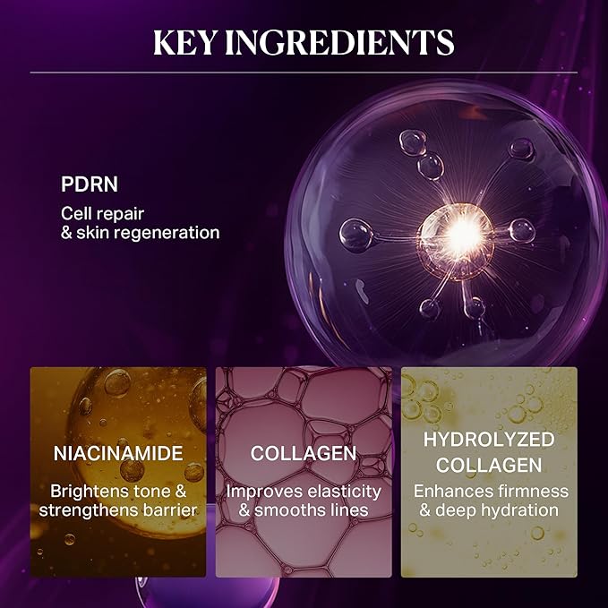 depology Tightening and Lifting Neck Wrinkle Patches with Cream, PDRN Deep Collagen Neck Mask, Firming Patch with PDRN、Collagen and Niacinamide Cream-GlimoraGlow