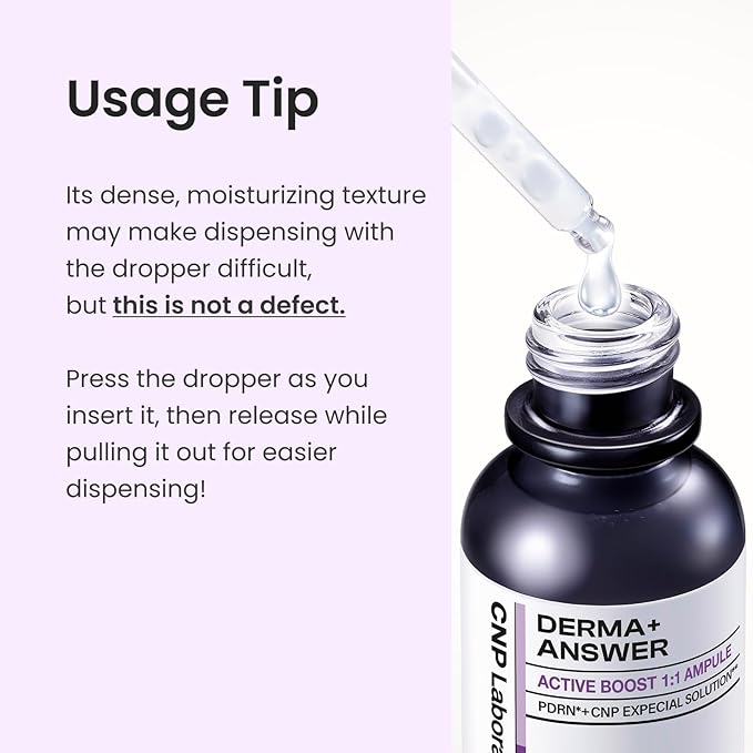 CNP PDRN Active Boost Face Serum - Smoothing Fine Lines & Wrinkle, Rejuvenating & Firming Skin, Anti-aging Booster with Collagen, Korean Skin Care, 1.01 fl. oz. (30ml)-GlimoraGlow