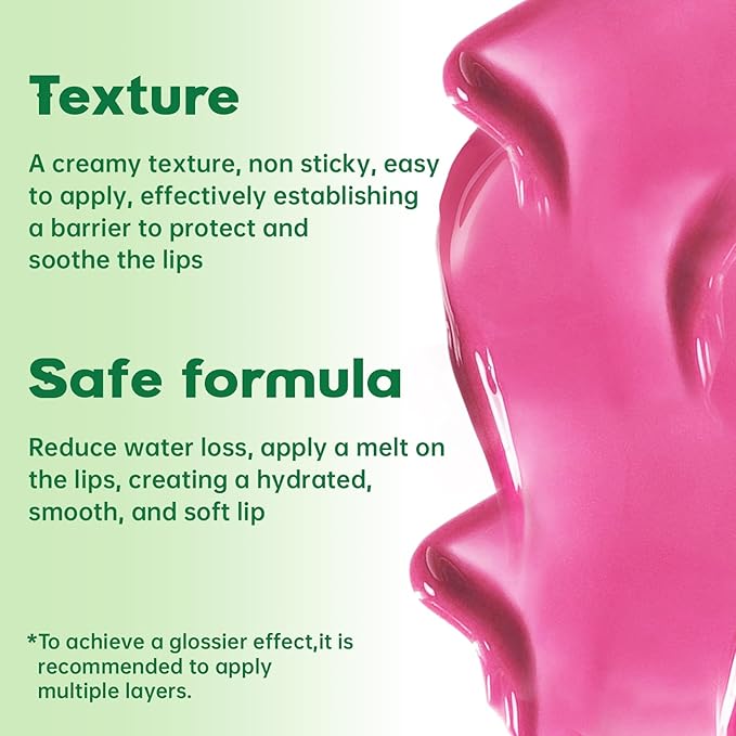 2 in 1 Solid Click Lip Gloss Pen With Brown Lip Liner Set Moisturizing Long Lasting Light Pink High Glossy Jelly Tinted Lip Balm Juicy Buildable Lip Plumper Makeup for Women-GlimoraGlow