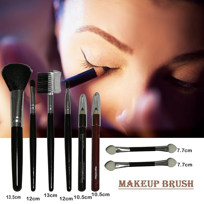 118 Colors Makeup Kit All-in-one Makeup Set, Cosmetic-Gift for Women -Include Makeup Brush Set, Eyeshadow Palette, Brow Powder, Eyebrow Pencil, Lip brush -(Multicolor 101)-GlimoraGlow