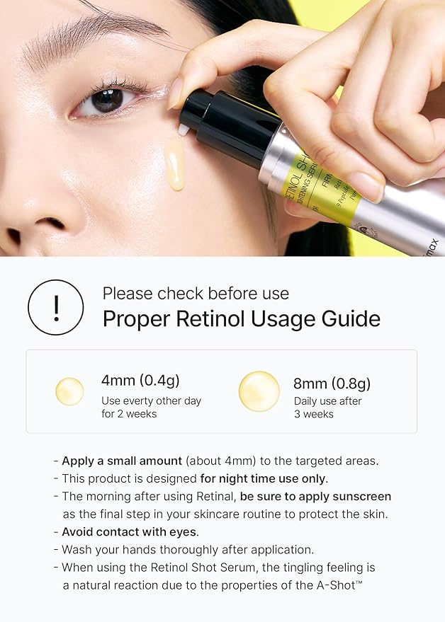 celimax The Vita A Retinol Shot Tightening Serum | with Pure Vitamin A Retinol, Peptide, Pore Minimizer, Wrinkles & Fine Lines, Firmer Skin, Anti-Aging, Skin Smoothing 30ml-GlimoraGlow