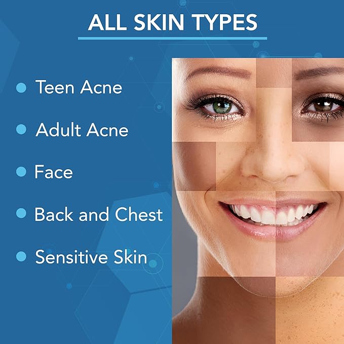 NOVEHA Facial Cleanser For Acne - Hypochlorous Acid Spray - Irritation, Redness & Breakouts Relief - Ideal for Active Teenage & Adult Athletes Post-Workout - Safe for Multiple Daily Uses - 8 oz-GlimoraGlow