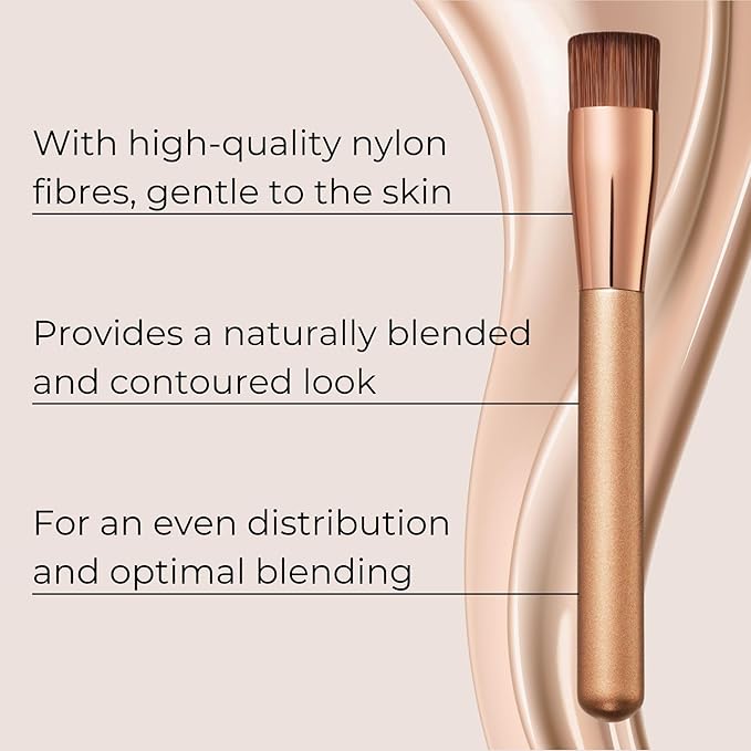 M. Asam FOUNDATION BRUSH (1 piece) - Foundation Brush for Liquid Makeup or any other type of foundation, Makeup Brush, Flawless Face Application-GlimoraGlow