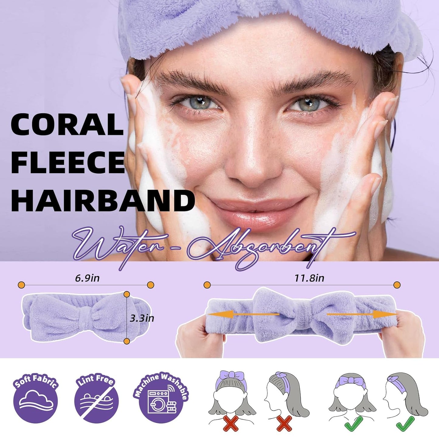 Lash Shampoo Kit Lash Cleaning Kit 50ML Lash Bath Kit Lash Wash for Eyelash Extensions Lash Remover Mascara Brush with Hairband Portable Eyelash Cleanser for Home Use (50ML Shampoo Kit)-GlimoraGlow