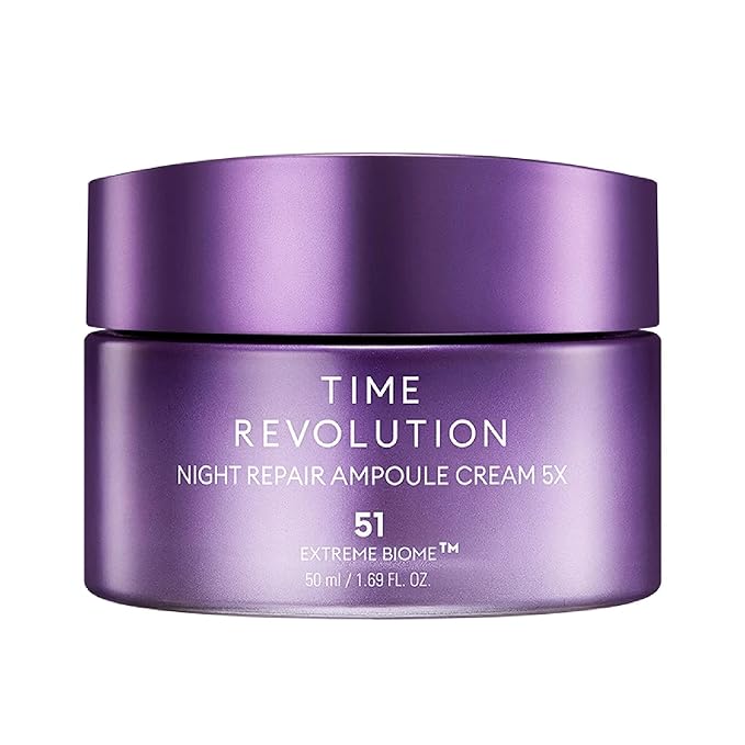 MISSHA Time Revolution Night Repair Ampoule Cream (5th Gen) 1.69 Fl Oz - Triple Fermented Deep-Sleep Night Cream - Overnight Care for Enhanced Radiance, Korean Skincare-GlimoraGlow
